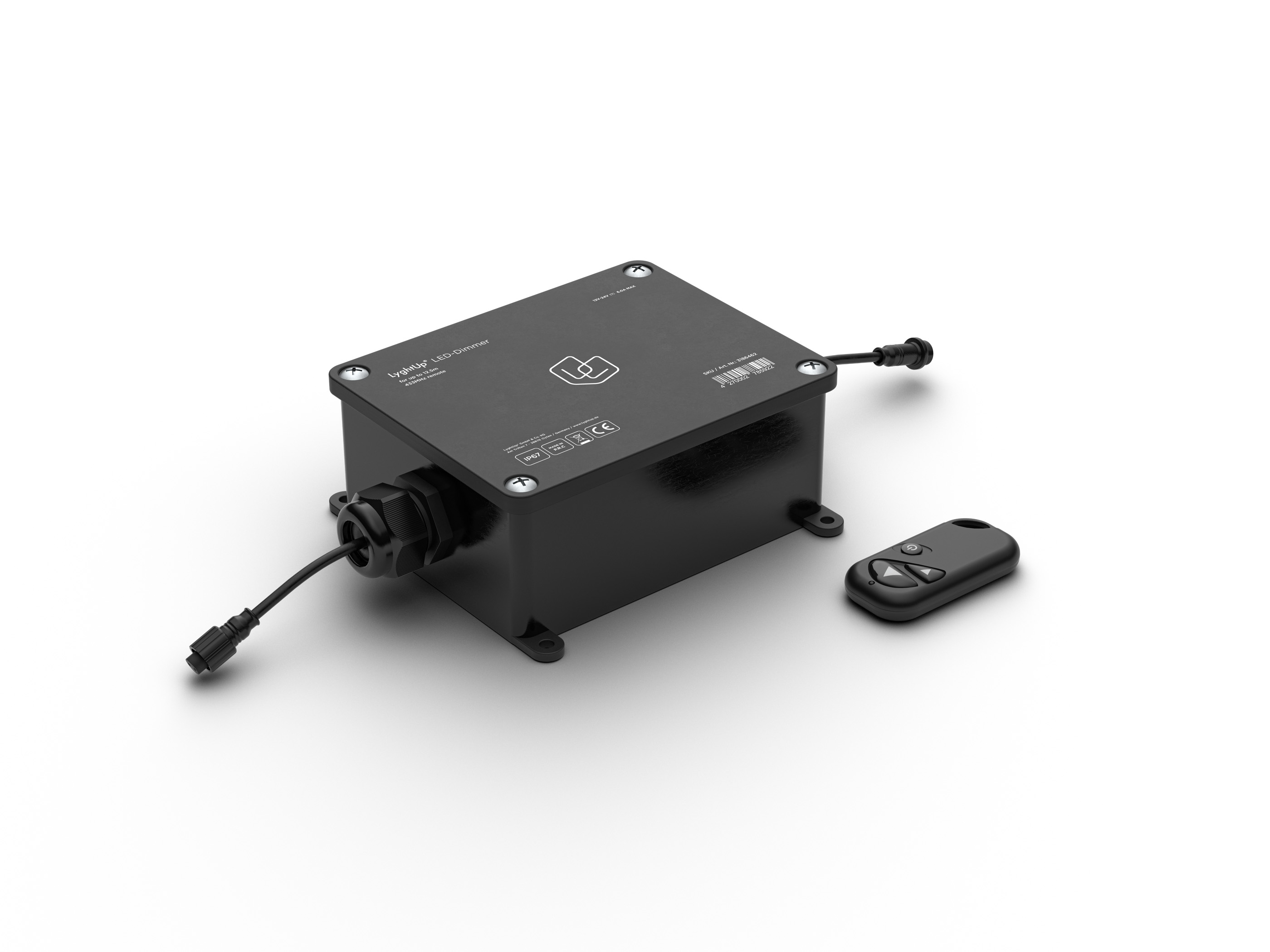 Dimmer mit Fernbedienung — 433MHz Dimmer mit Fernbedienung — 433MHz