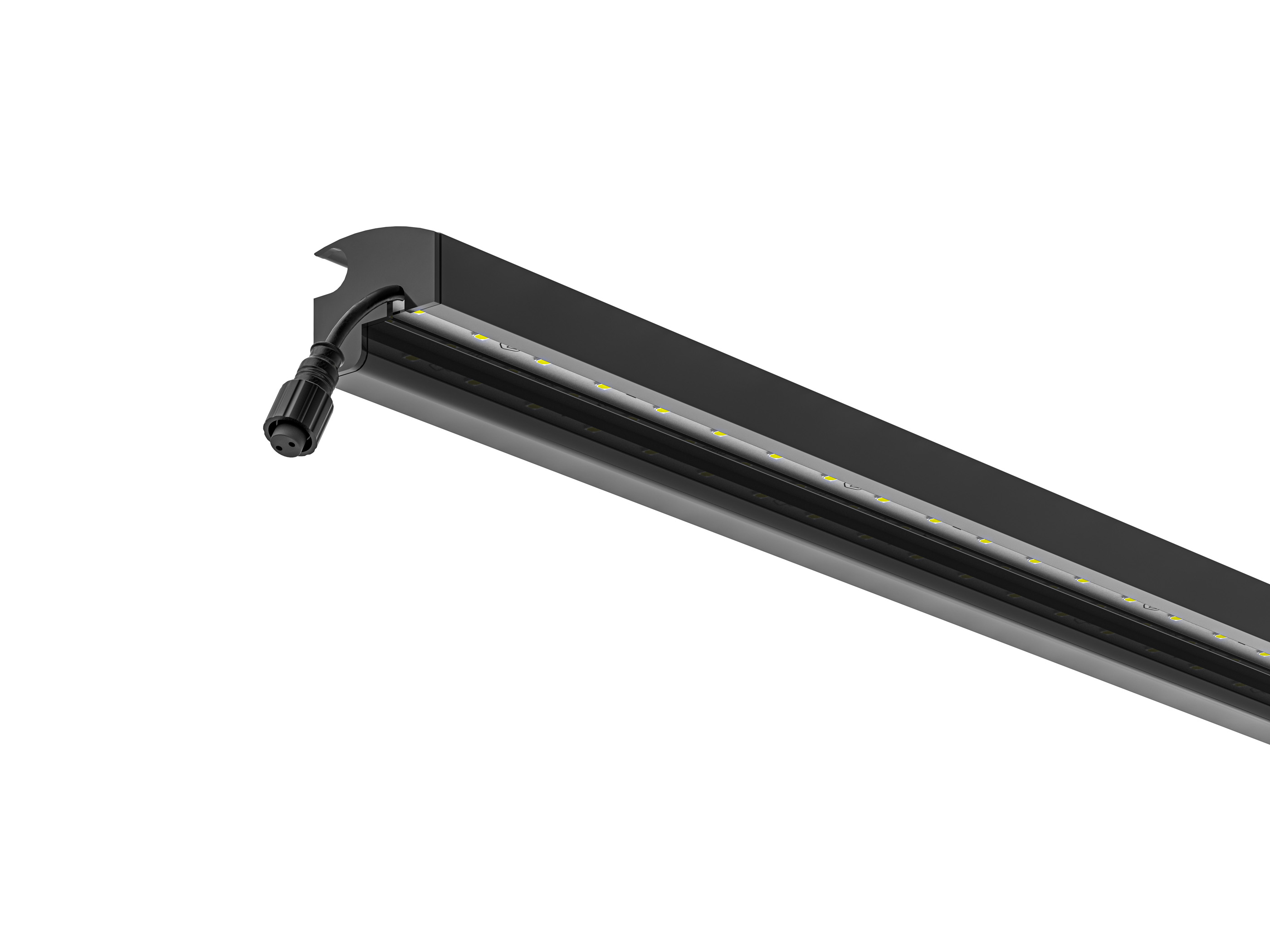 LED Leuchtleiste 246 cm — anthrazit für Stabmatte/Gabione LED Leuchtleiste 246 cm — anthrazit für Stabmatte/Gabione